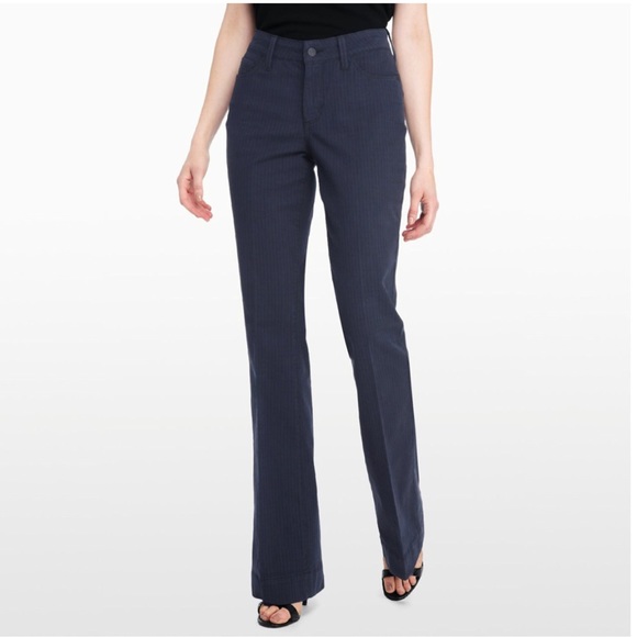 black trousers with sparkle stripe